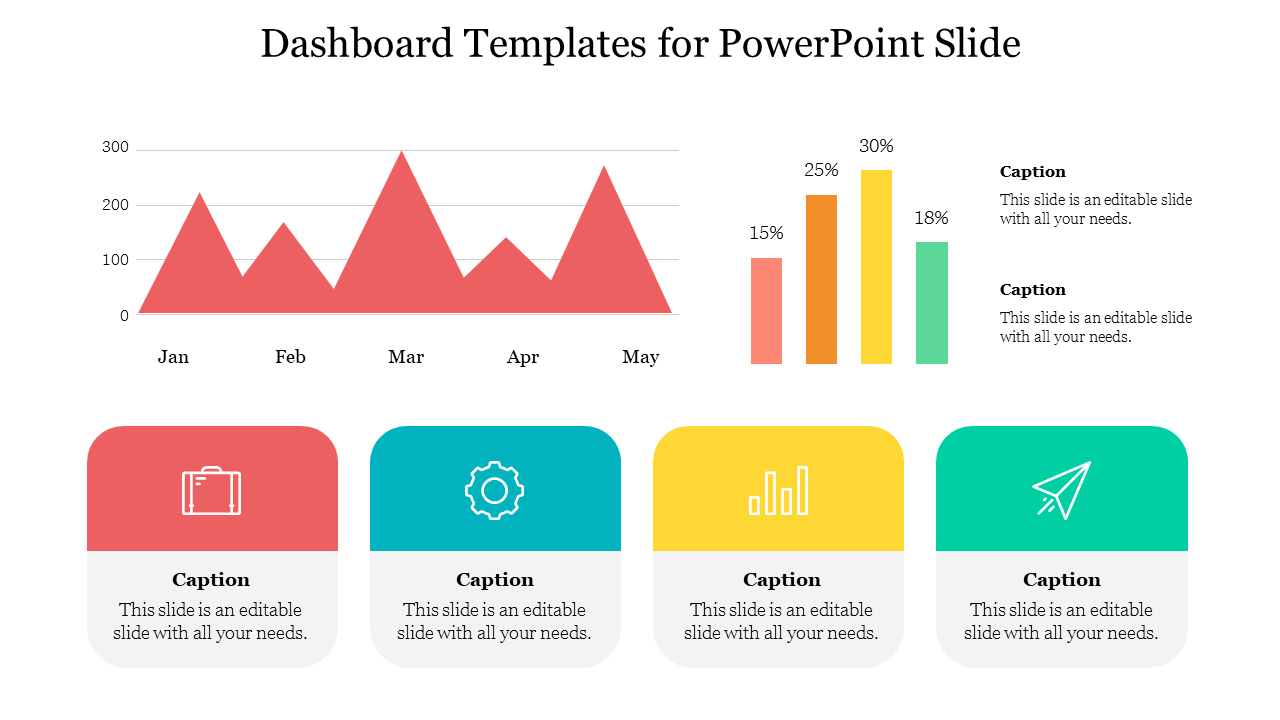 Dashboard Templates for PowerPoint Slide